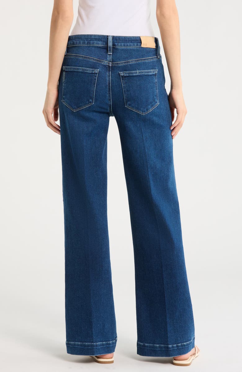 PAIGE Leenah High Waist Wide Leg Jeans, Alternate, color, Vntn Breez