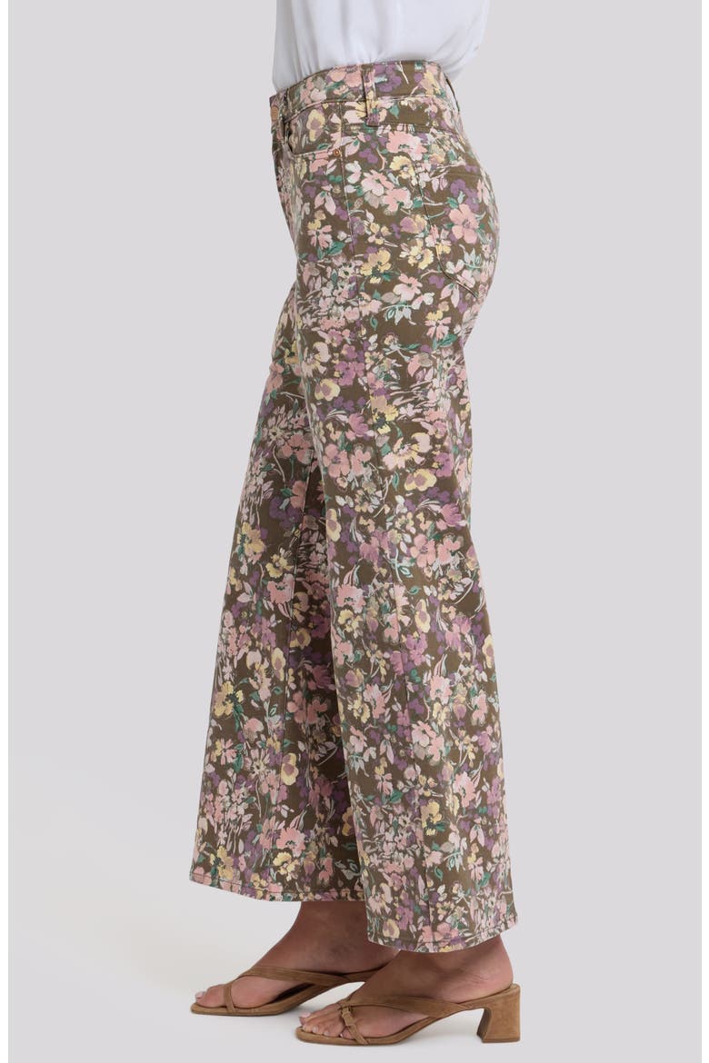 Mia High Waist Palazzo Jeans, Alternate, color, EARTH BLOOMS