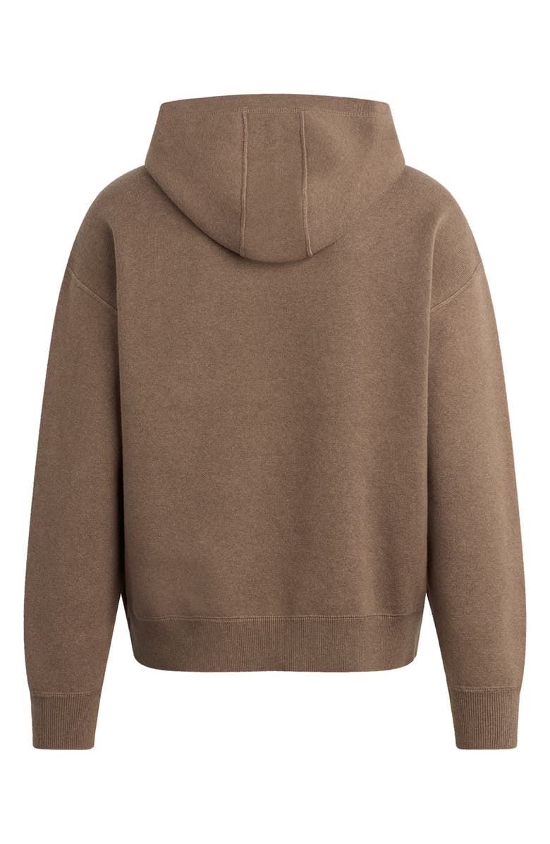 Hudson Jeans Cotton & Cashmere Double Knit Hoodie, Alternate, color, Taupe