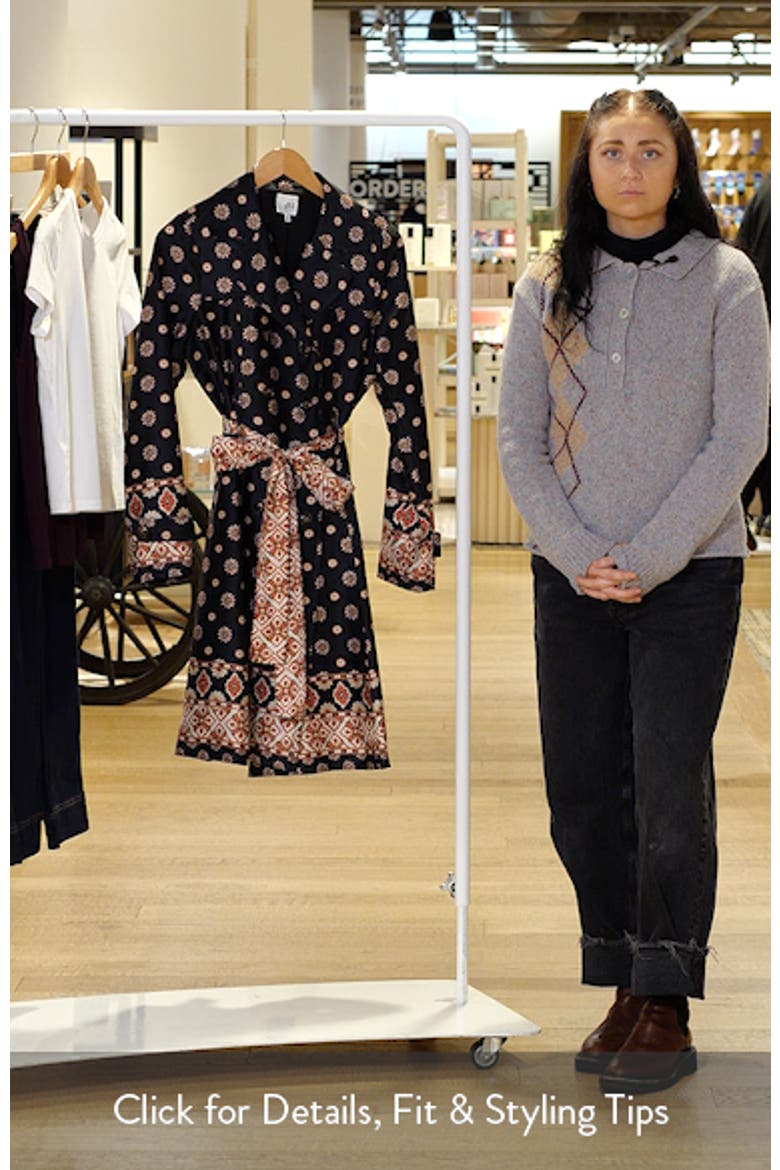 Emerson Print Belted Trench Coat video