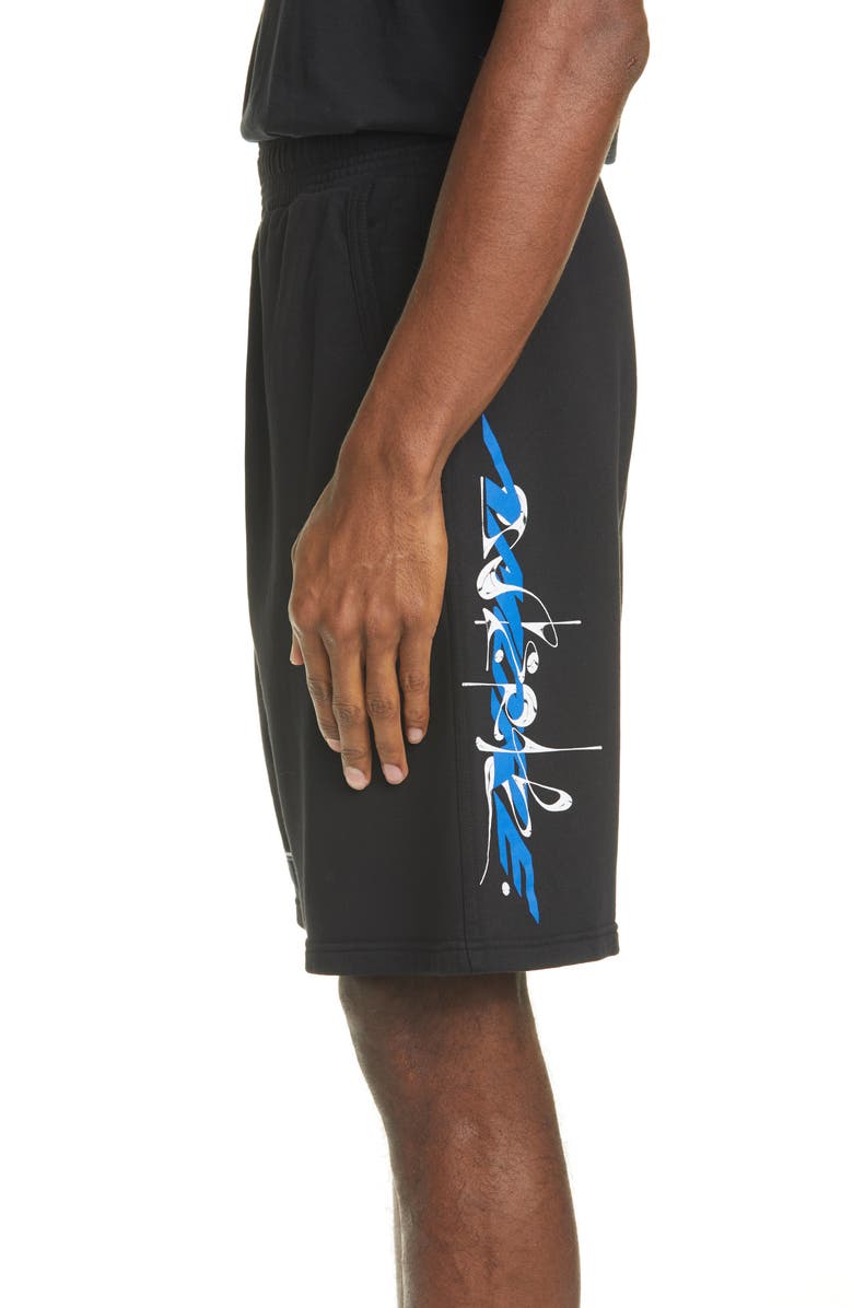 Givenchy Boxing Fit Amore Print Shorts, Alternate, color, 
