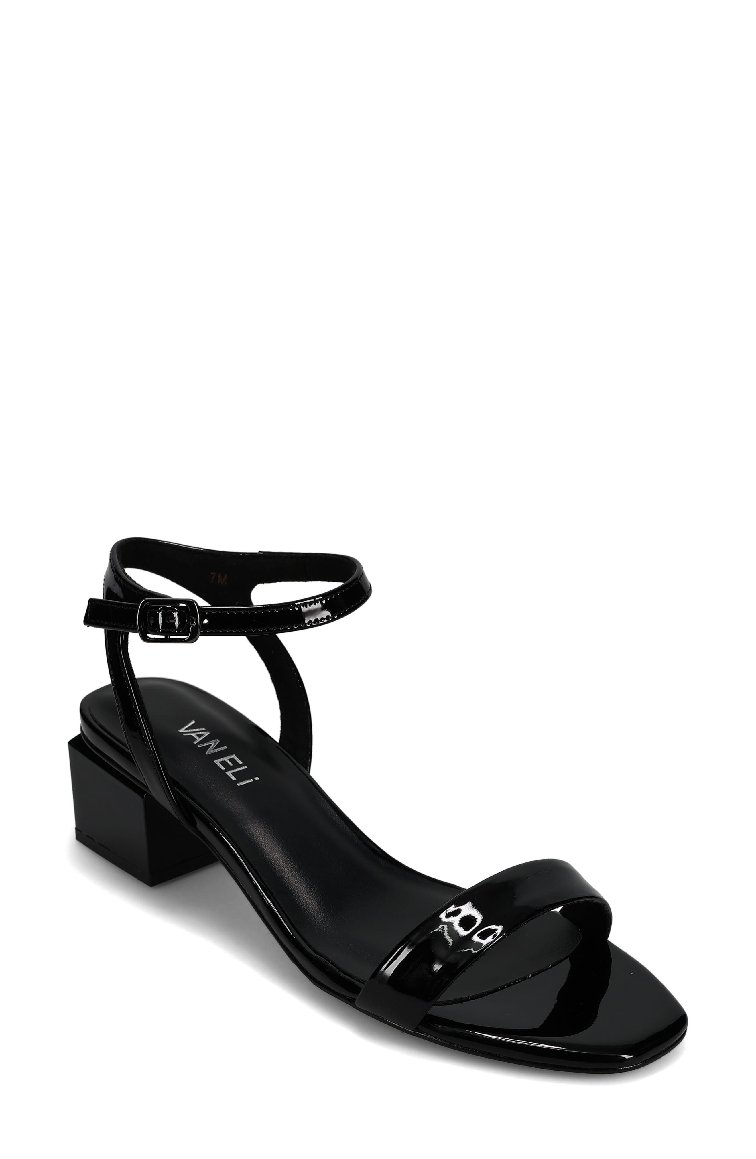 VANELi Cordie Ankle Strap Sandal, Main, color, Black