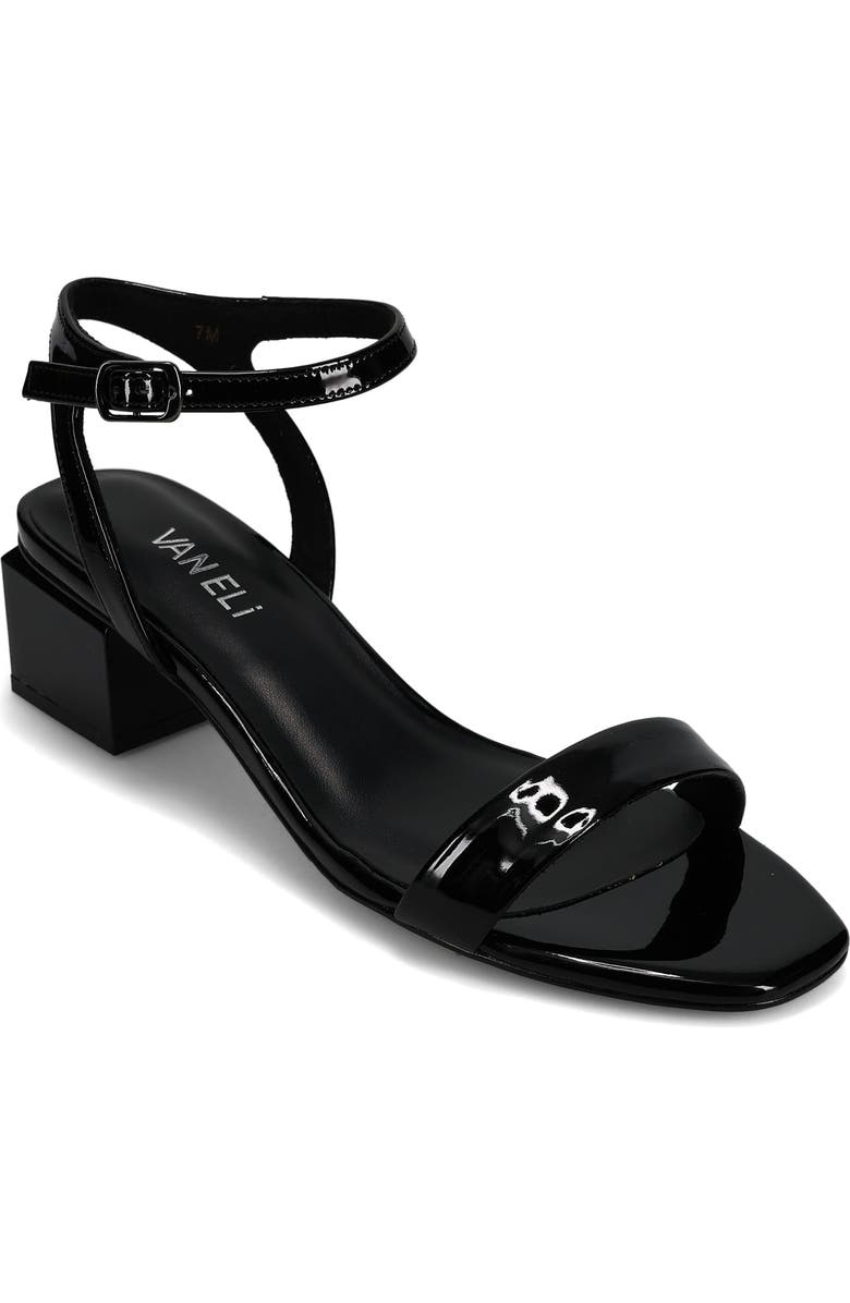 VANELi Cordie Ankle Strap Sandal, Main, color, Black