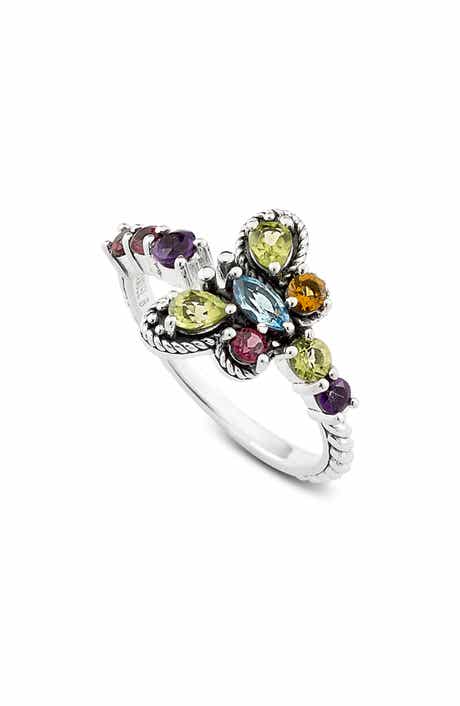 SAMUEL B. Multistone Butterfly Ring