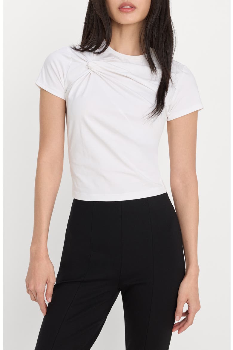 Superstretch Twist T-Shirt, Main, color, WHITE001