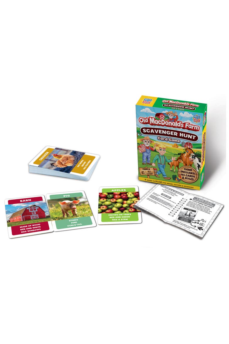 Old MacDonald Scavenger Hunt Card Game, Alternate, color, Multicolor