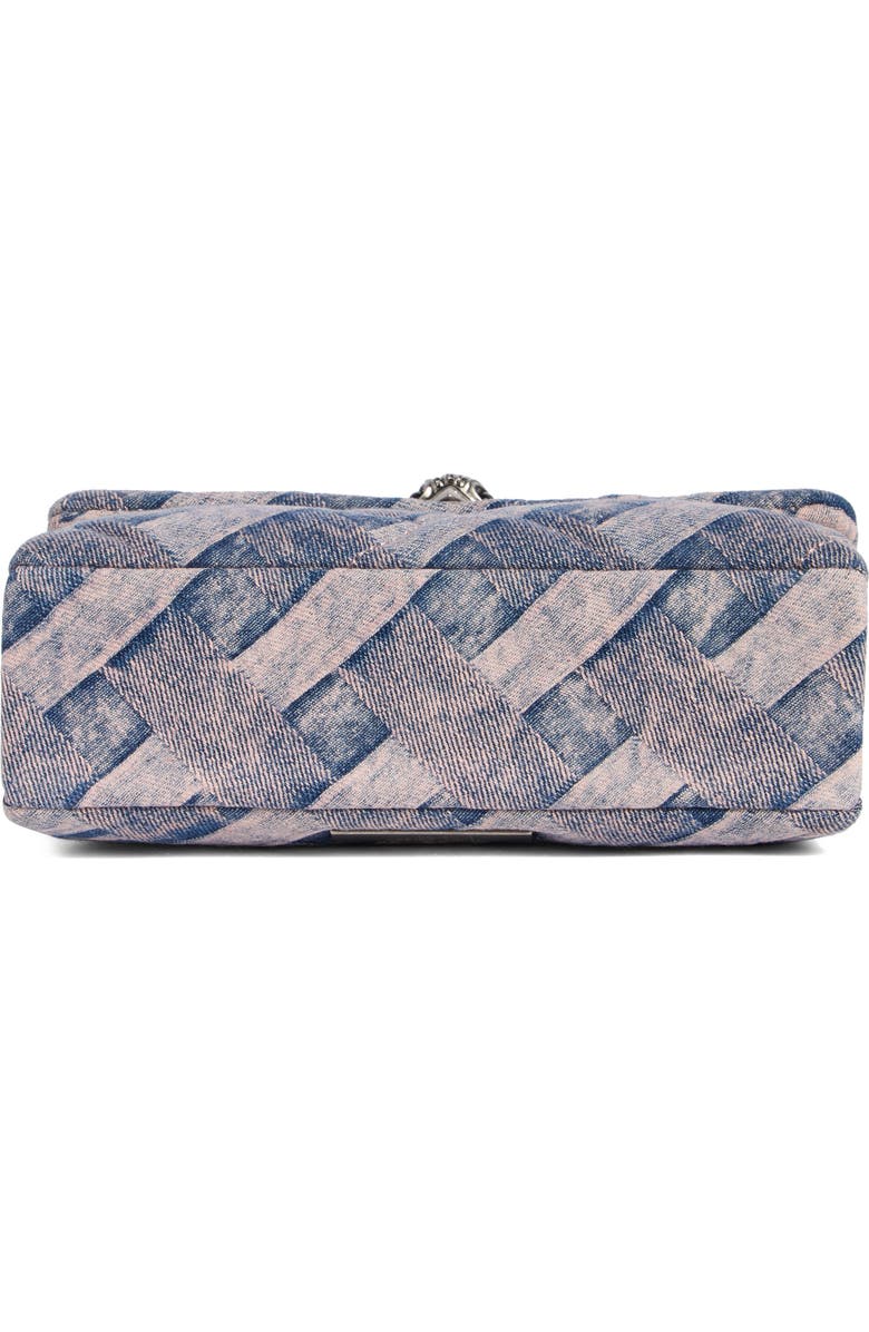 Kurt Geiger London Mini Kensington Denim Convertible Crossbody Bag, Alternate, color,