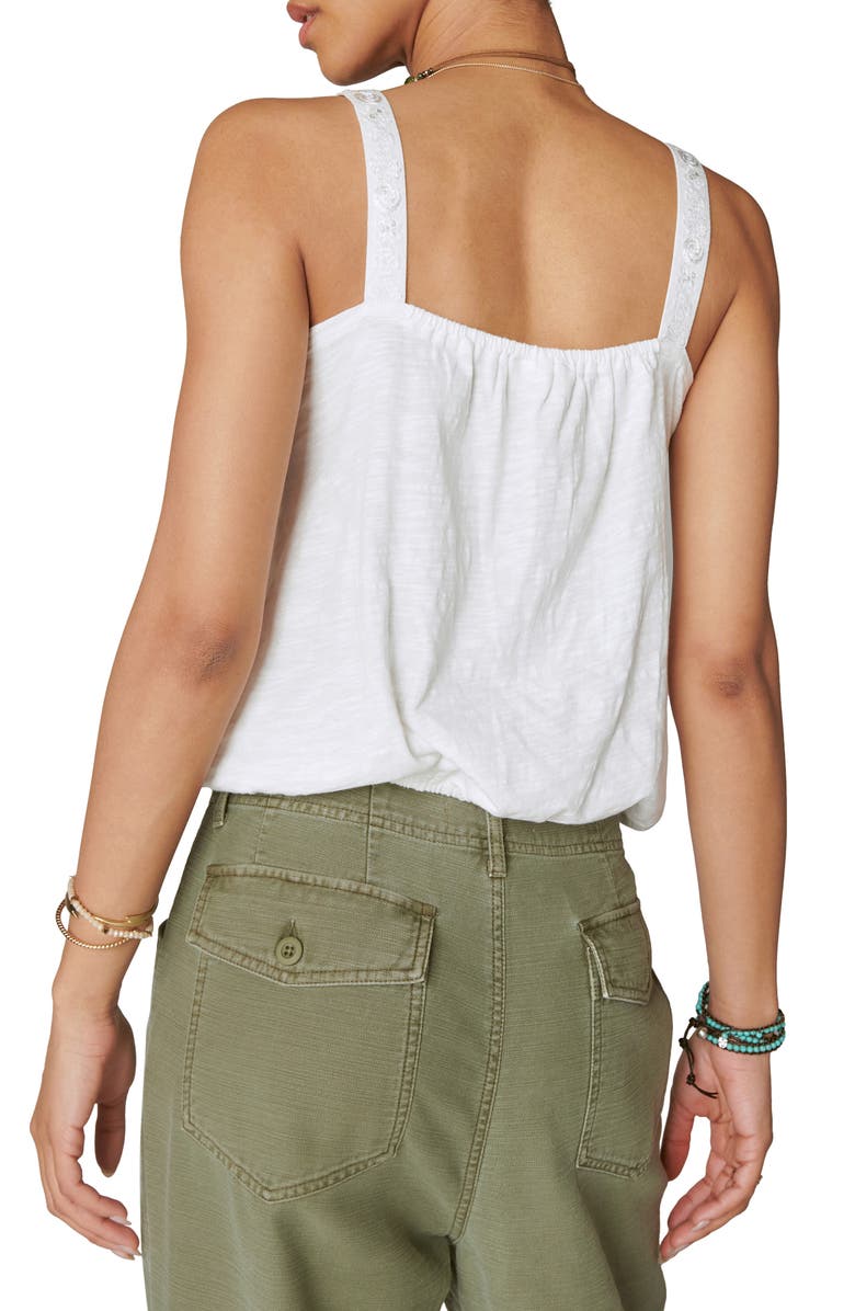 Lucky Brand Embroidered Bubble Tank, Alternate, color, 