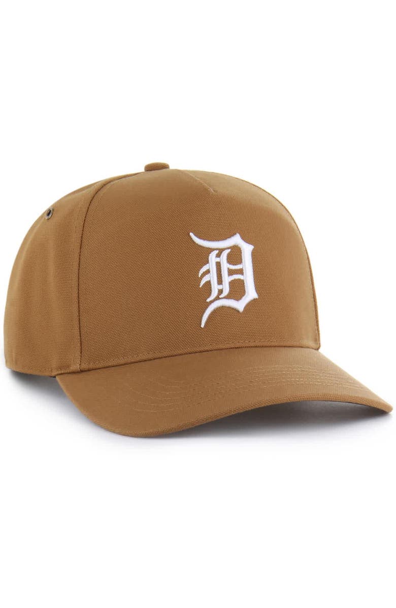CARHARTT X 47 Men's Carhartt x '47 Brown Detroit Tigers Hitch Adjustable Hat, Alternate, color, Brown