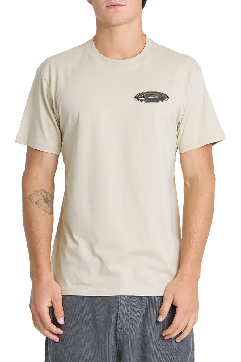 Solar Rain Crewneck T-Shirt, Main, color, PEYOTE