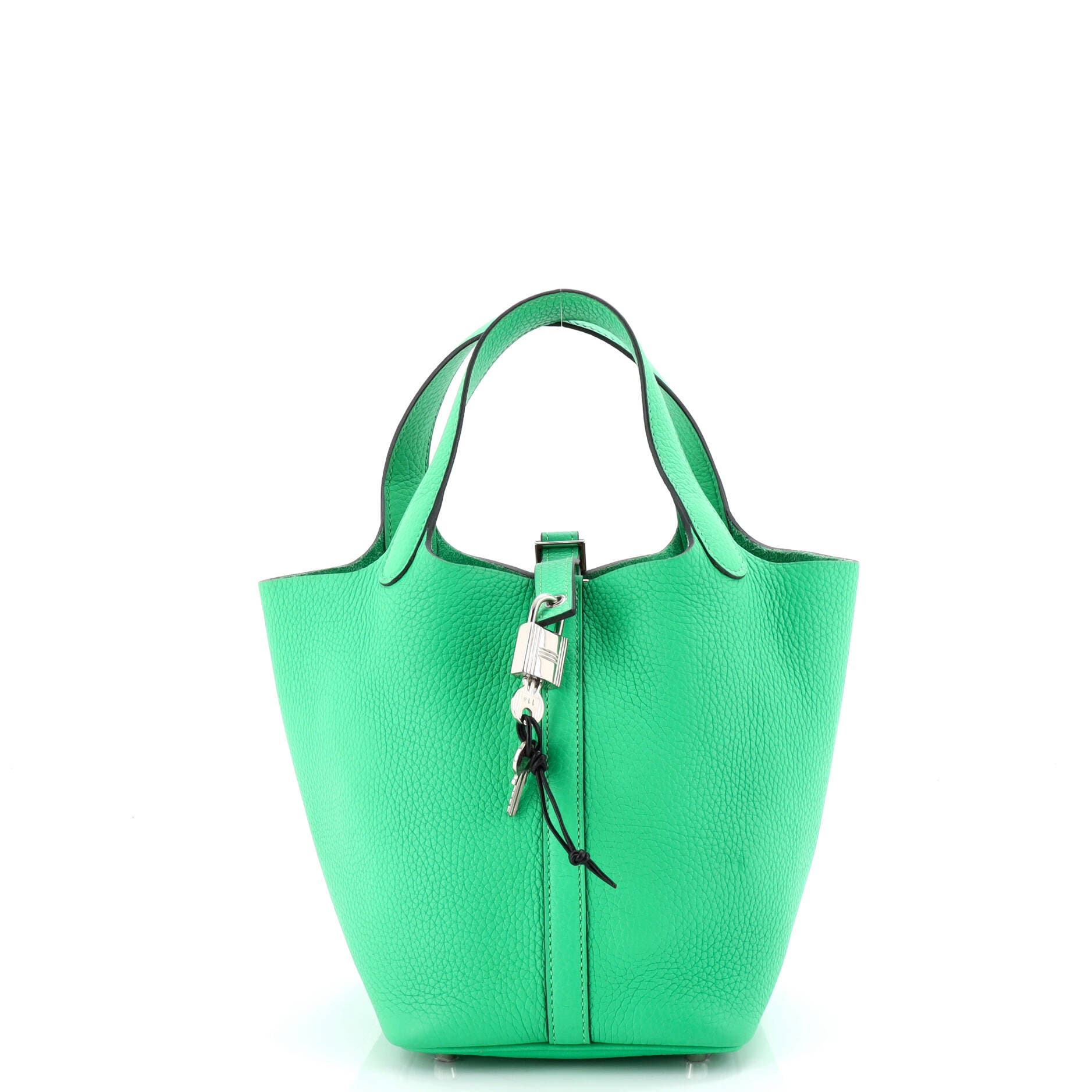 Pre-Owned Hermes Picotin Lock Bag Clemence PM, Main, color, 