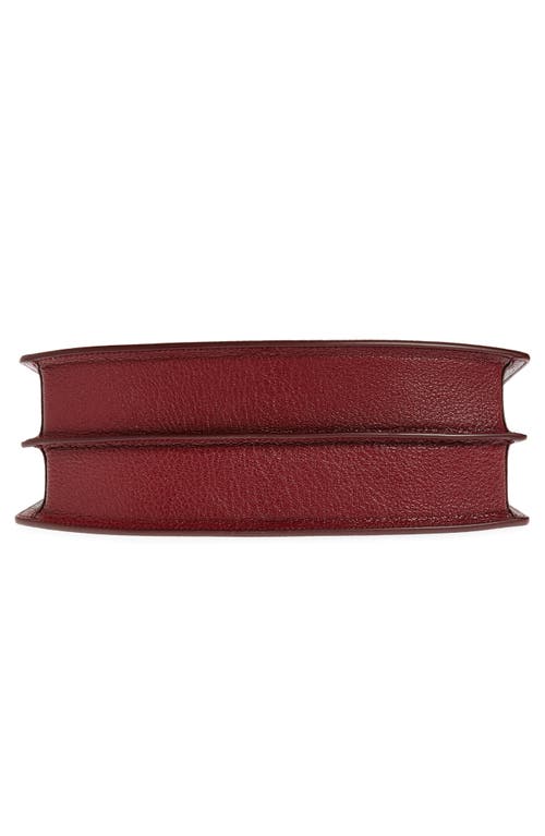 Savette The Florence Leather Shoulder Bag In Wine