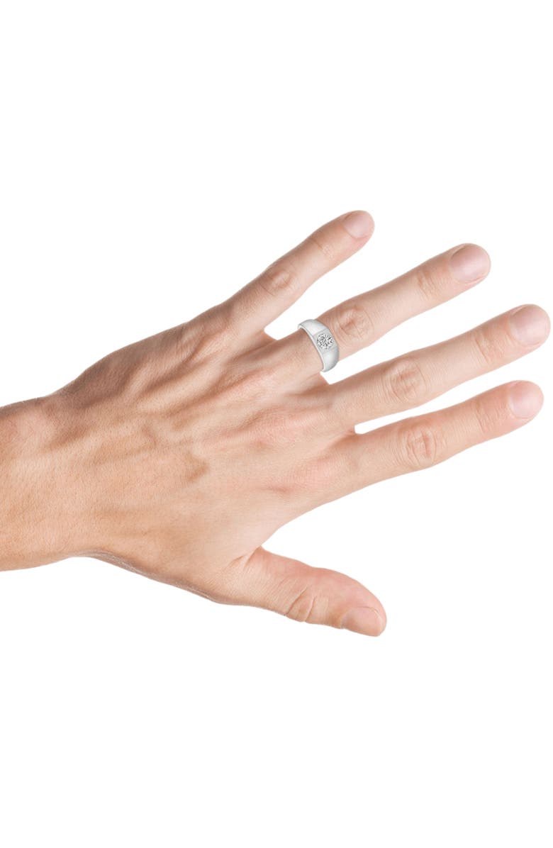 Bliss Diamond 1 Ct Solitaire Lab Grown Men's Diamond Wedding Ring in 10k Gold, Alternate, color, 