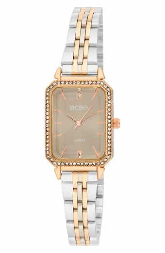 Octotank Crystal Quartz Bracelet Watch, 23mm