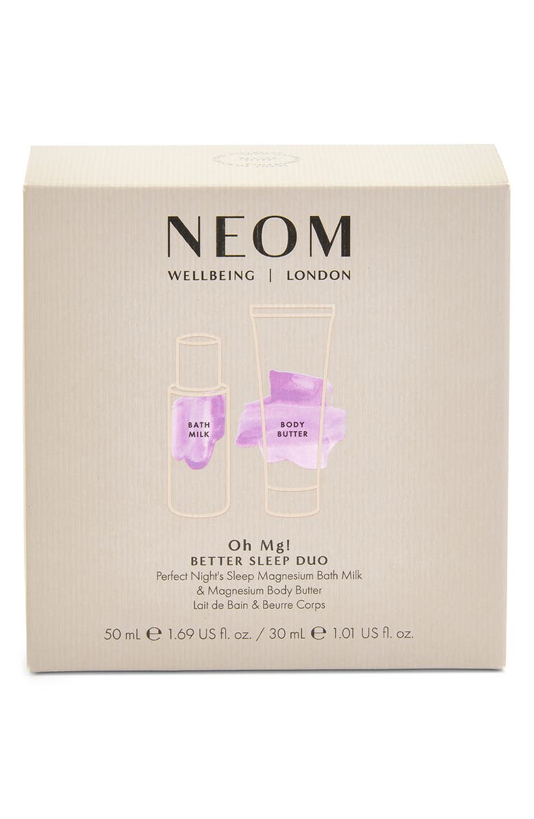 NEOM Wellbeing Oh Mg! Better Sleep Set $26 Value, Alternate, color, 