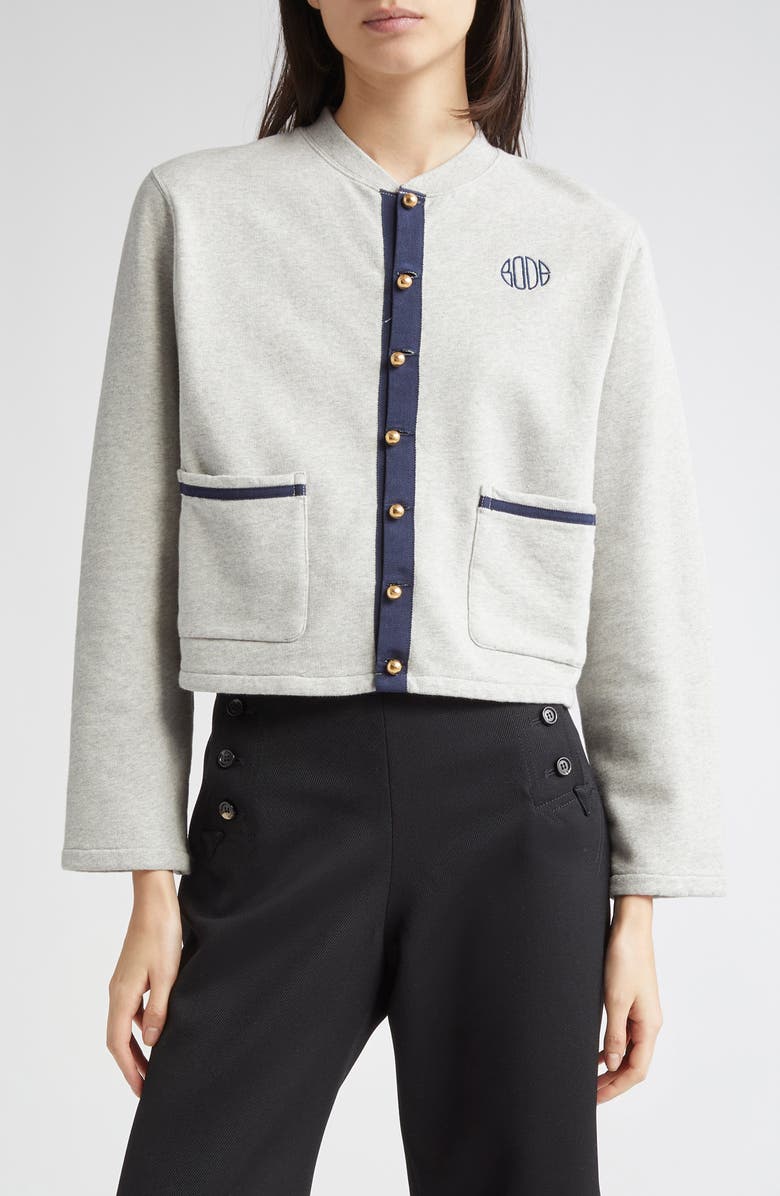 Bode Heathered Cardigan, Main, color,