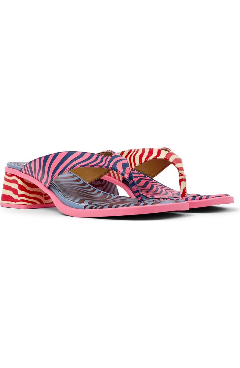 Camper Kora Twins Mismatch Flip Flop, Main, color, Pink - Assorted