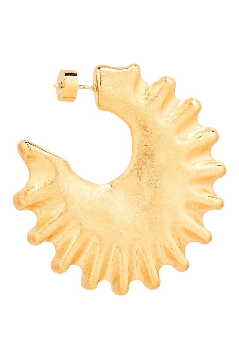 Les Creoles Hippocampe Hoop Earrings, Alternate, color, GOLD 280
