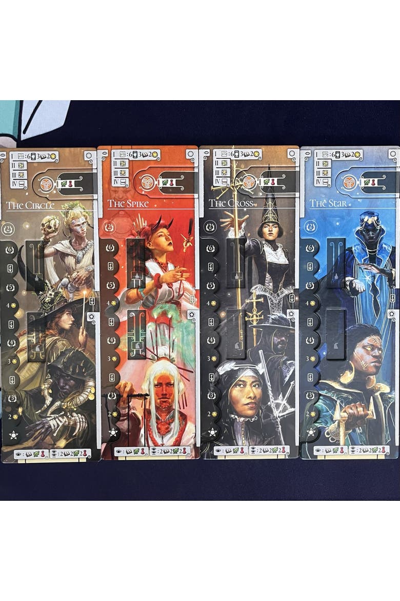 Evenfall Strategy Board Game, Alternate, color, Multicolored