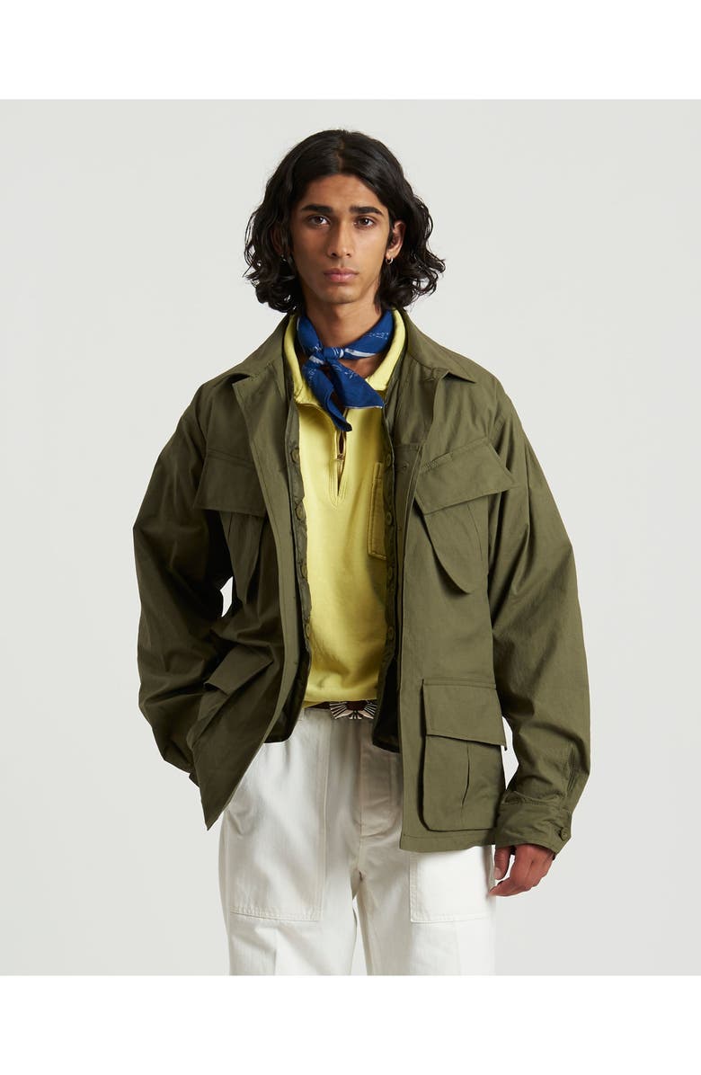 Fortela Jungle Cotton Jacket, Alternate, color, Green