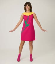 Smak Parlour Petal Collar Shift Dress