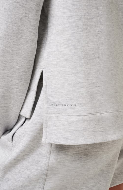 Shop Travismathew Skyloft Hooded Sweatshirt In Heather Light Grey