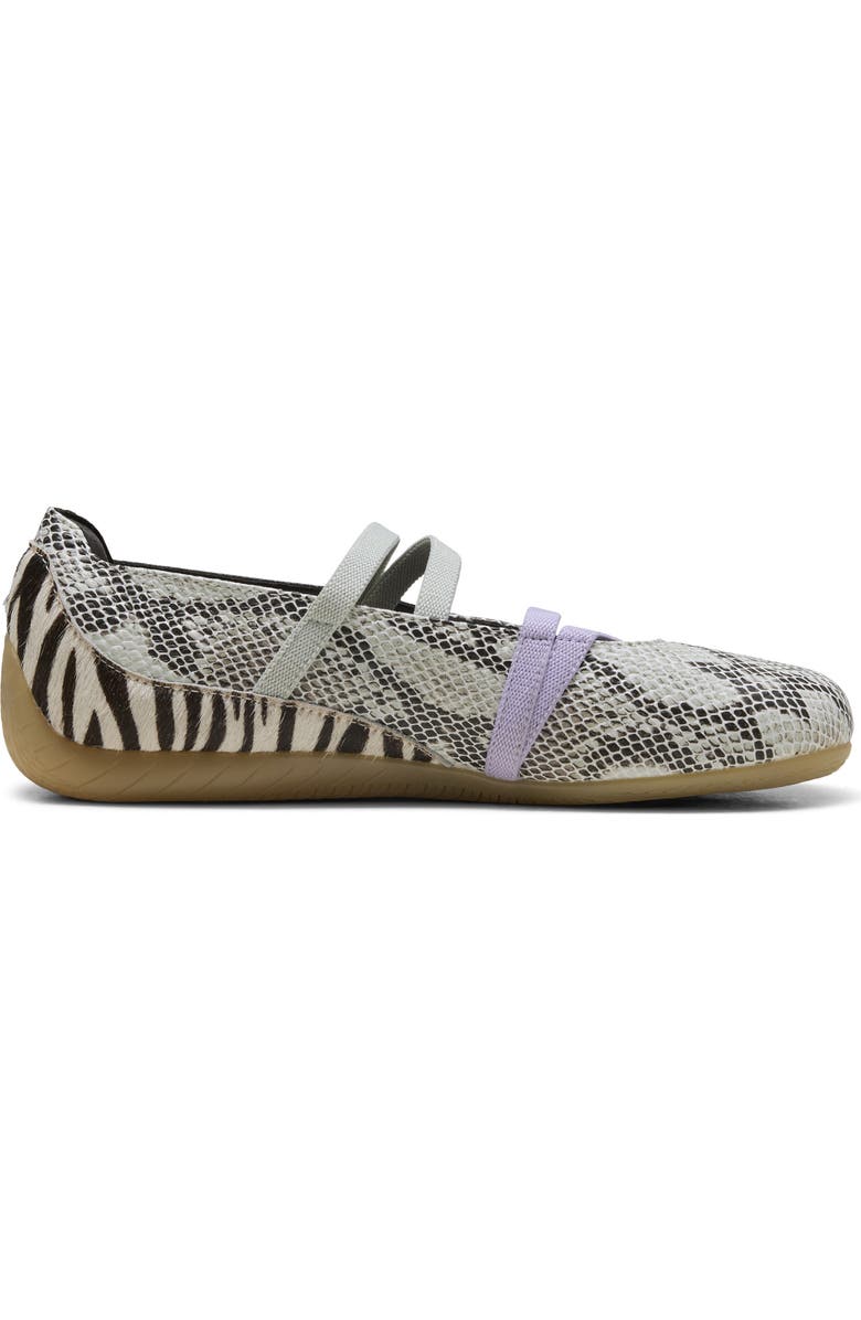 PUMA Speedcat Ballet Mixed Feel Genuine Calf Hair Sneaker, Alternate, color, Puma Black/ Cashew/ Lavender
