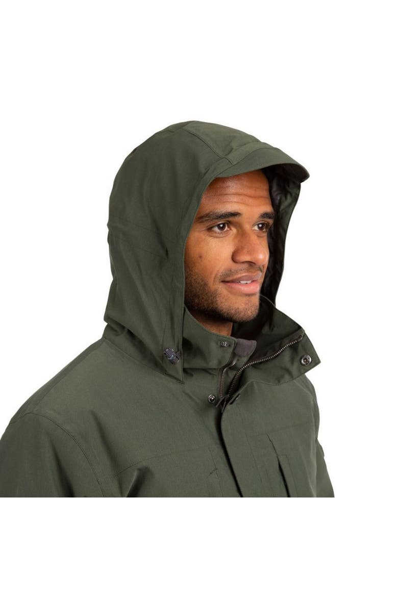 Discott Waterproof Jacket, Alternate, color, Ivy