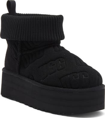 ★人気商品US購入★UGG Classic Mini Platform Felted Boot UGG® Classic Mini Platform Felted Boot (Women) | Nordstromrack