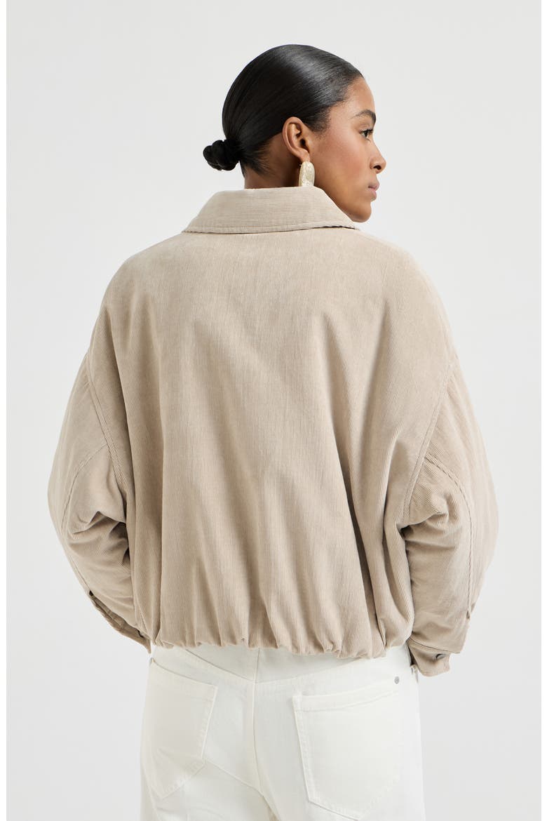 Vintage corduroy outerwear jacket, Alternate, color, Beige