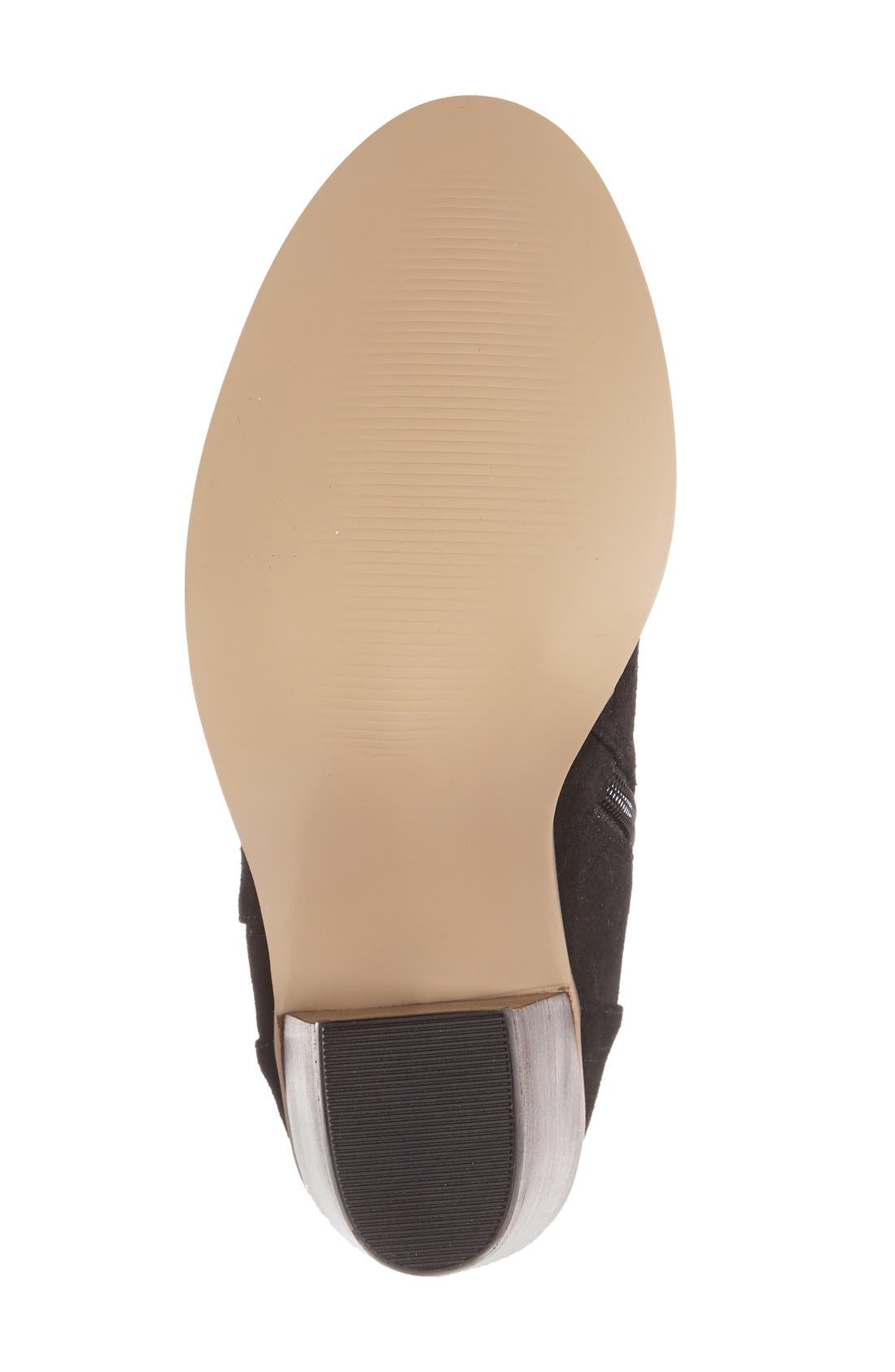 'Lyriq' Bootie (Women), Alternate, color, BLACK SUEDE