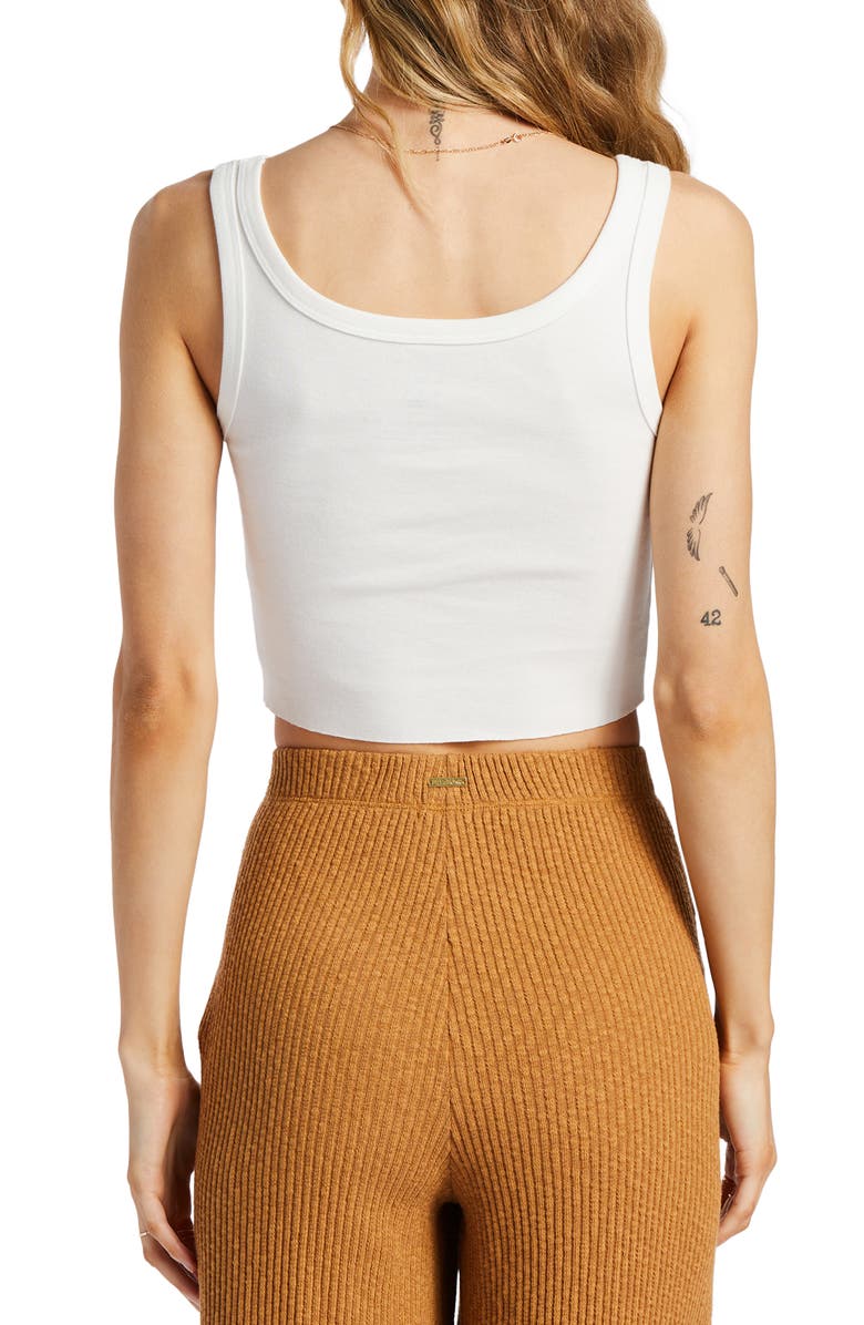 Billabong Lazy Days Crop Cotton Graphic Tank, Alternate, color,