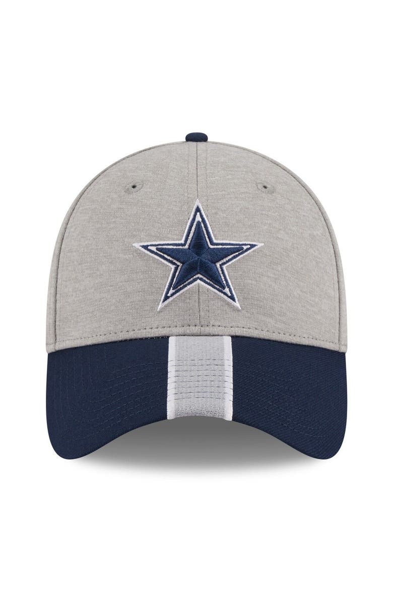 New Era Men's New Era Heather Silver Dallas Cowboys Stripe 39THIRTY Flex Hat, Alternate, color, Silver