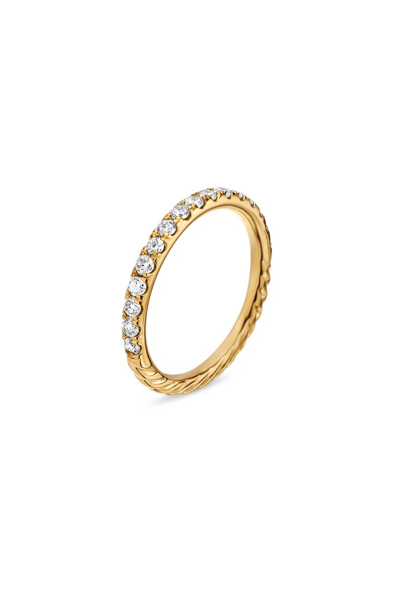 2mm Cable Pavé Band Ring, Alternate, color, 18K YELLOW GOLD