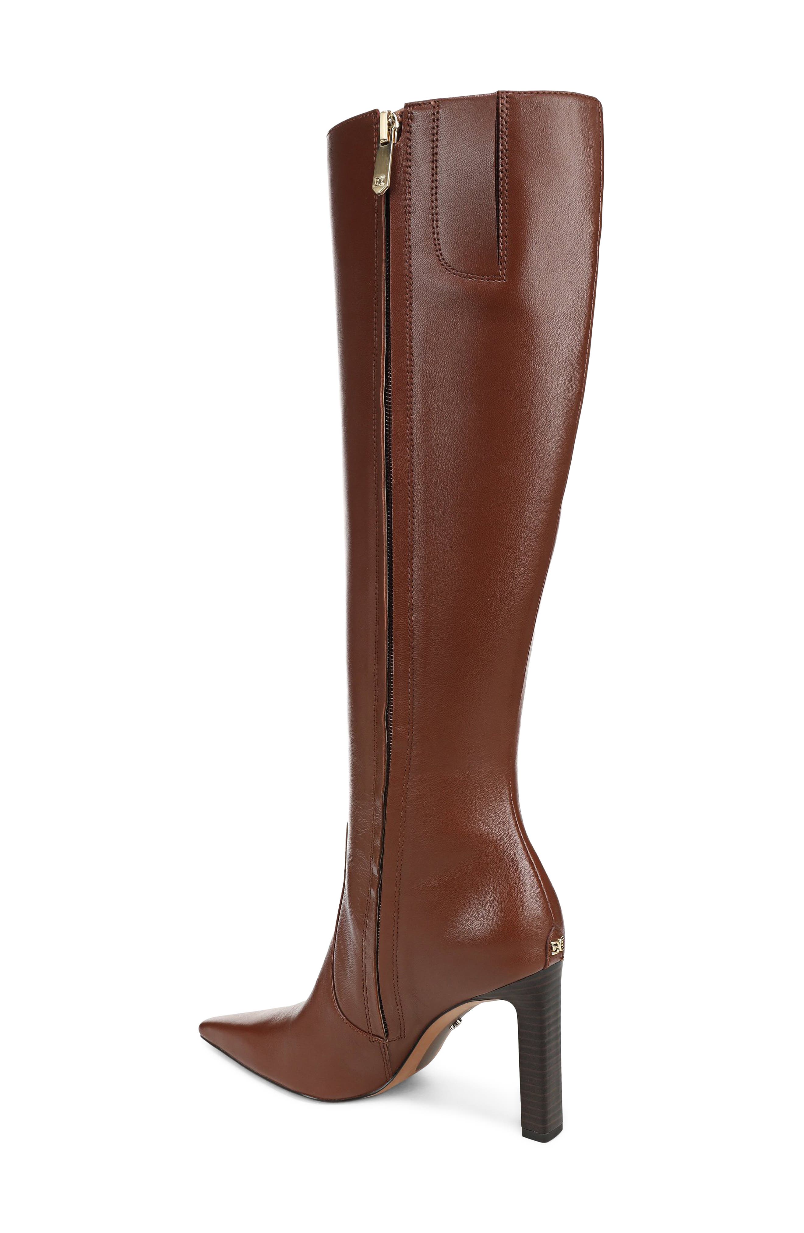 Cassie Knee High Boot, Alternate, color, CHESTNUT BROWN