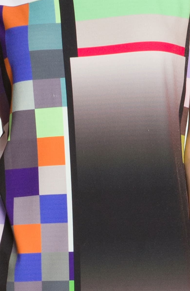 Suzi Chin for Maggy Boutique Graphic Print Jersey Shift Dress, Alternate, color,