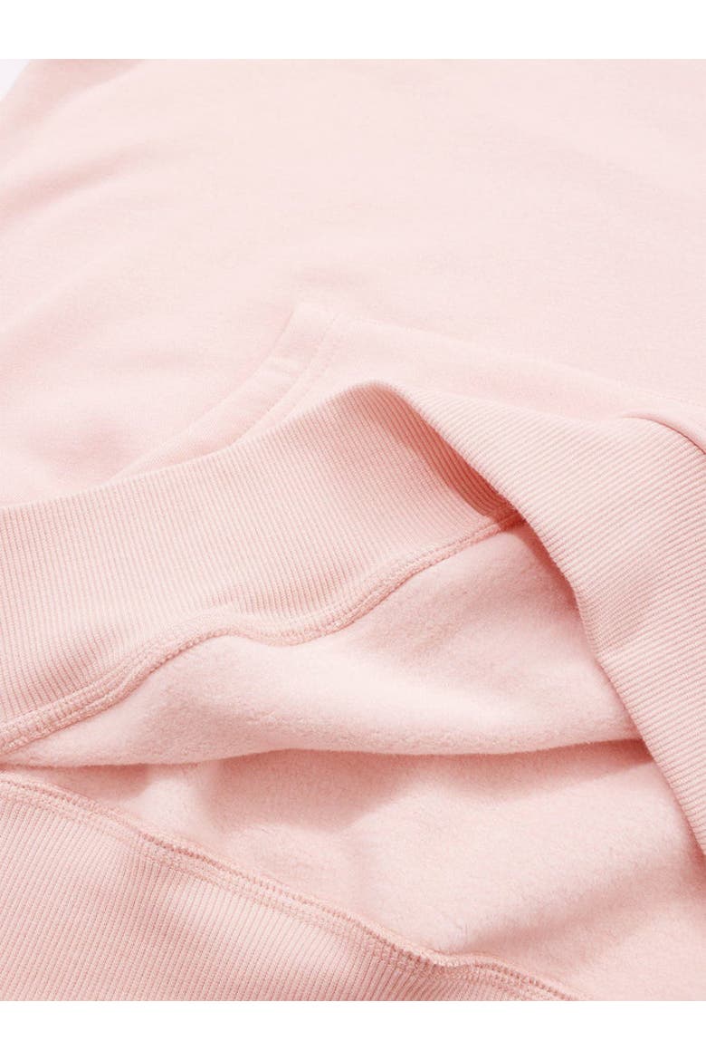 Star Color Contrast Hoodie, Alternate, color, Light Pink