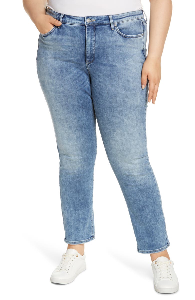 NYDJ Sheri Slim Straight Leg Jeans, Main, color, Ithaca