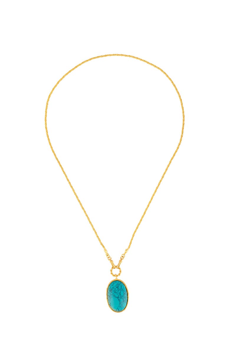 SYLVIA TOLEDANO Talisman Necklace, Main, color, Blue
