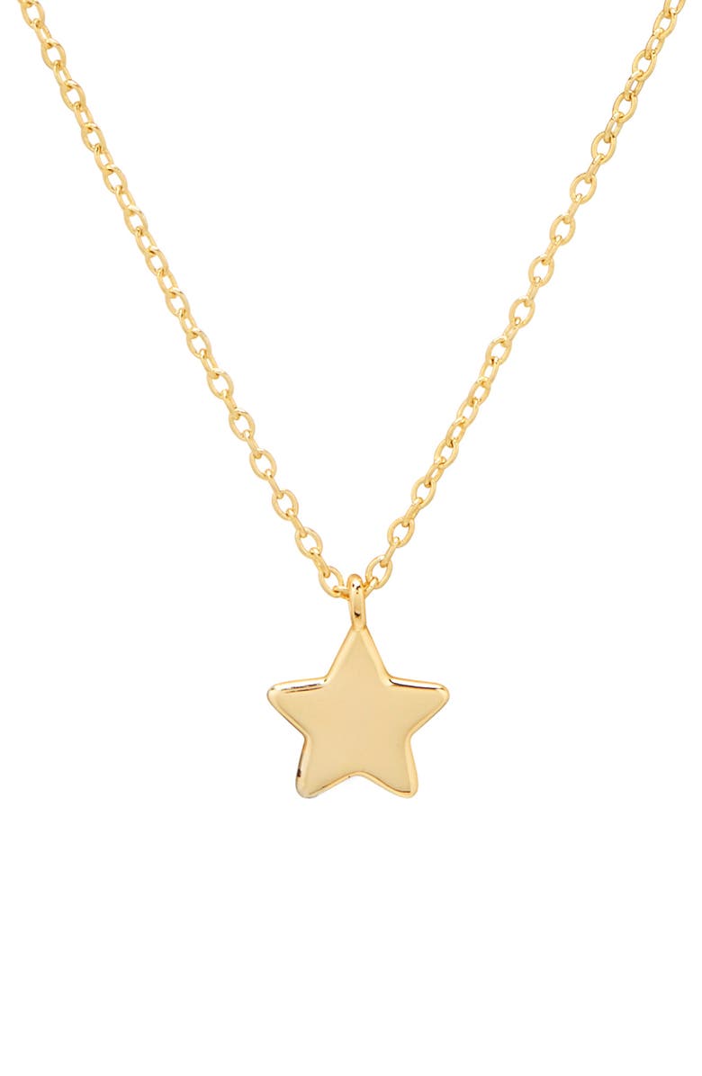 gorjana Star Pendant Necklace, Main, color, 