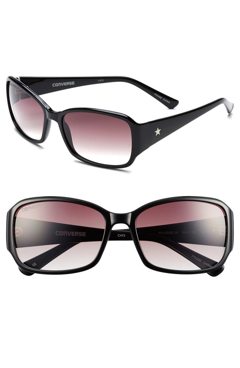 Converse 'Plugged In' 58mm Sunglasses, Main, color,