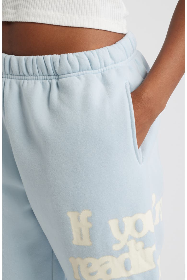 Take a Deep Breath Sweatpants, Alternate, color, BLUE