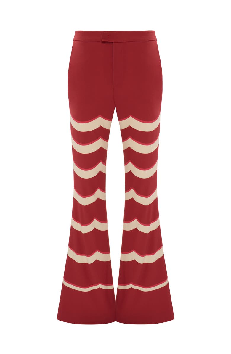 La DoubleJ Saturday Night Pants, Alternate, color, Fans Placée Red