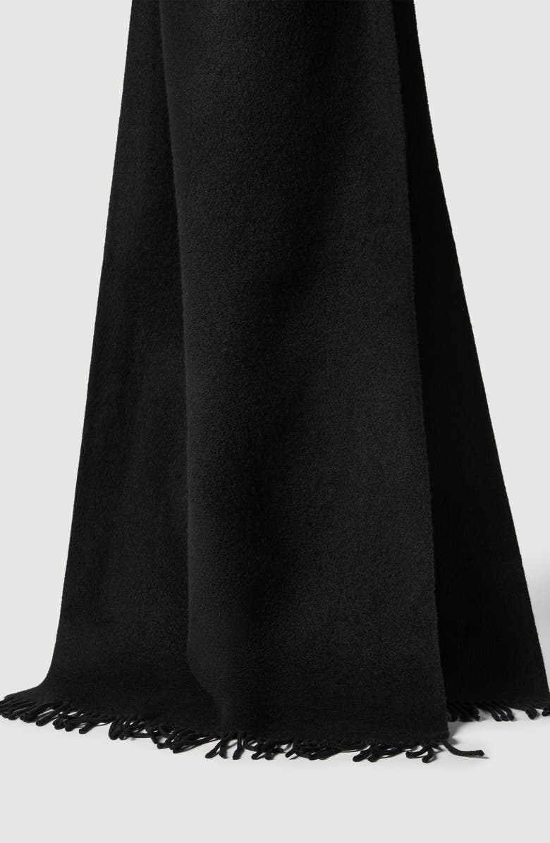 Brunello Cucinelli Knit scarf with hood, Alternate, color, Black