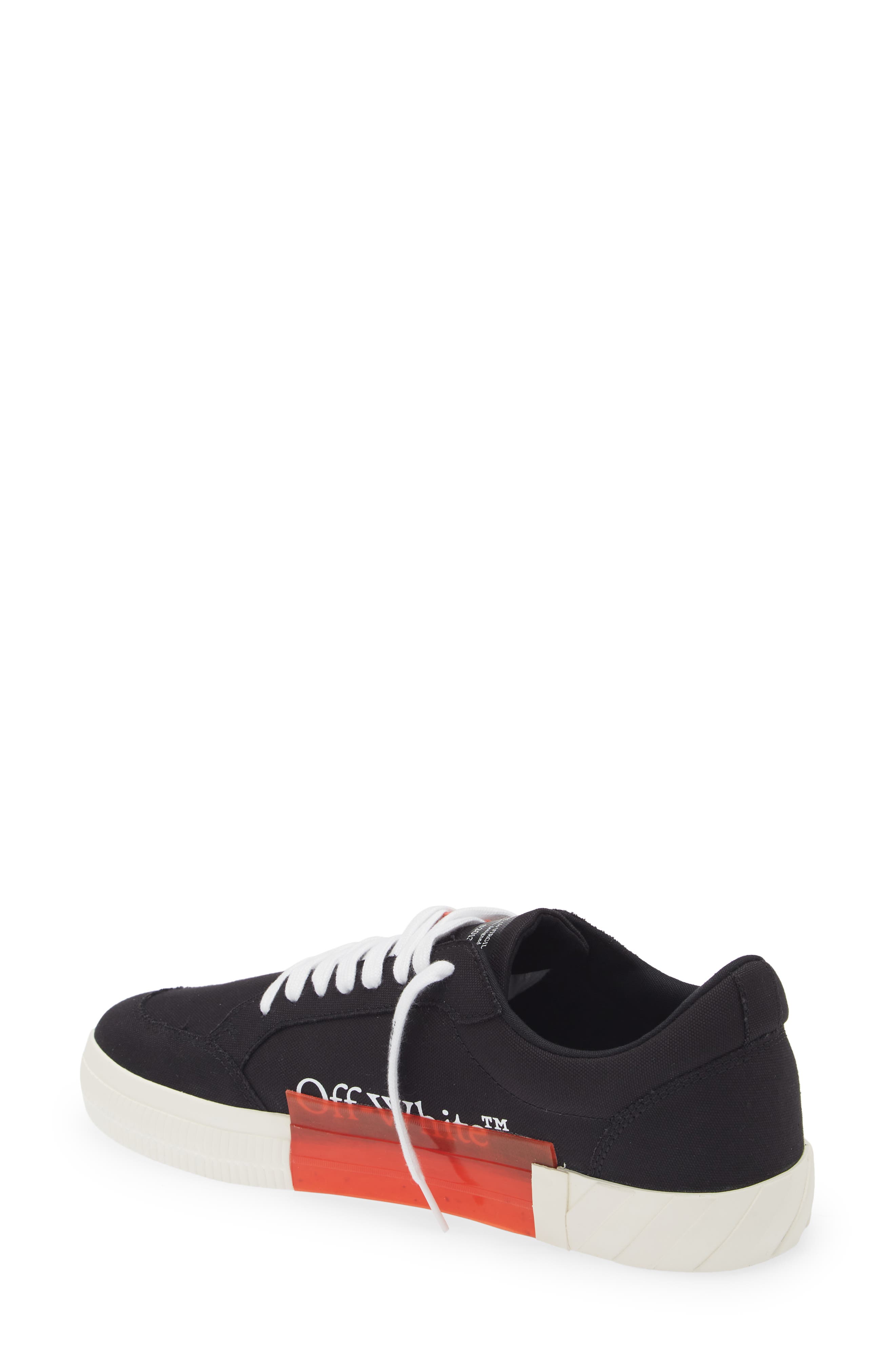 Off-White Low Top Vulcanized Sneaker, Alternate, color, 