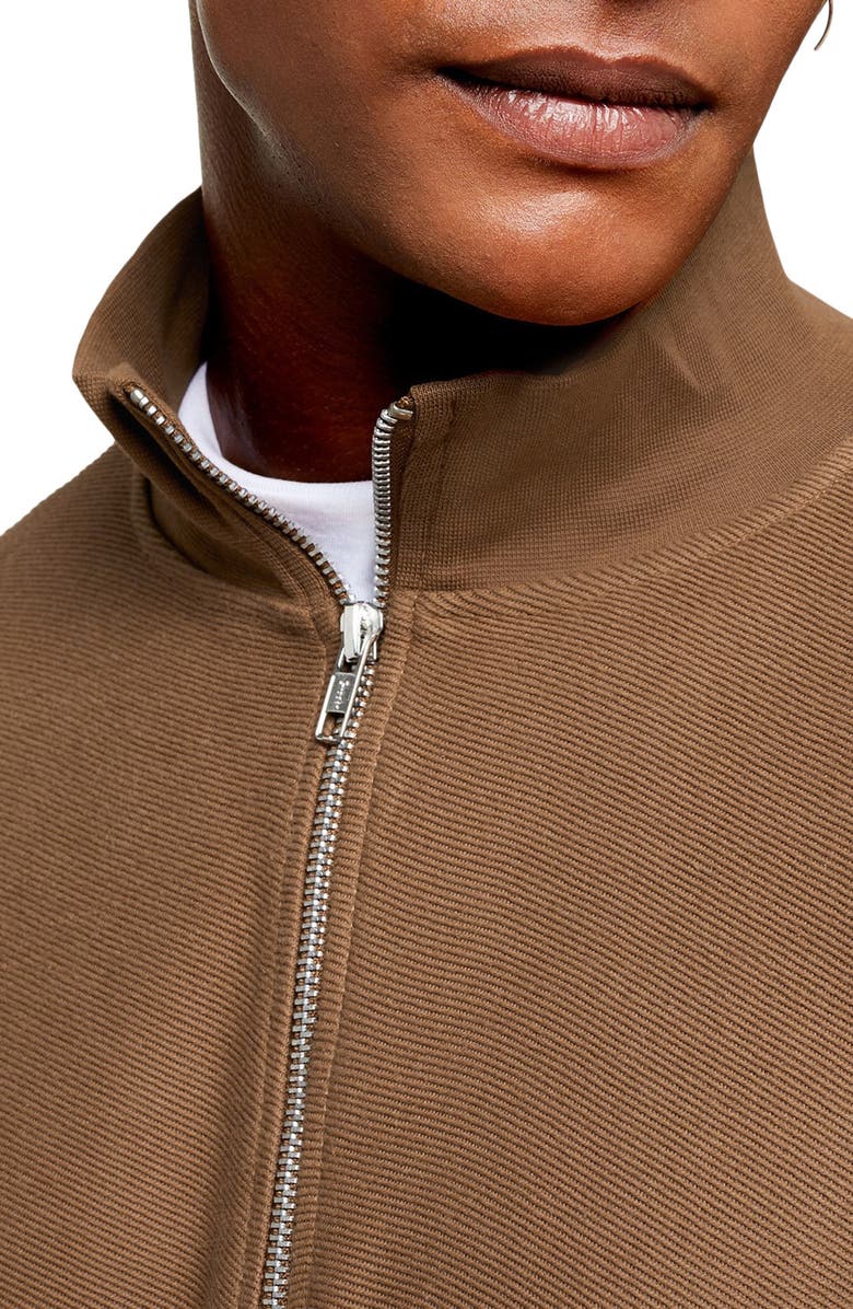 Topman Quarter Zip Pullover, Alternate, color, 