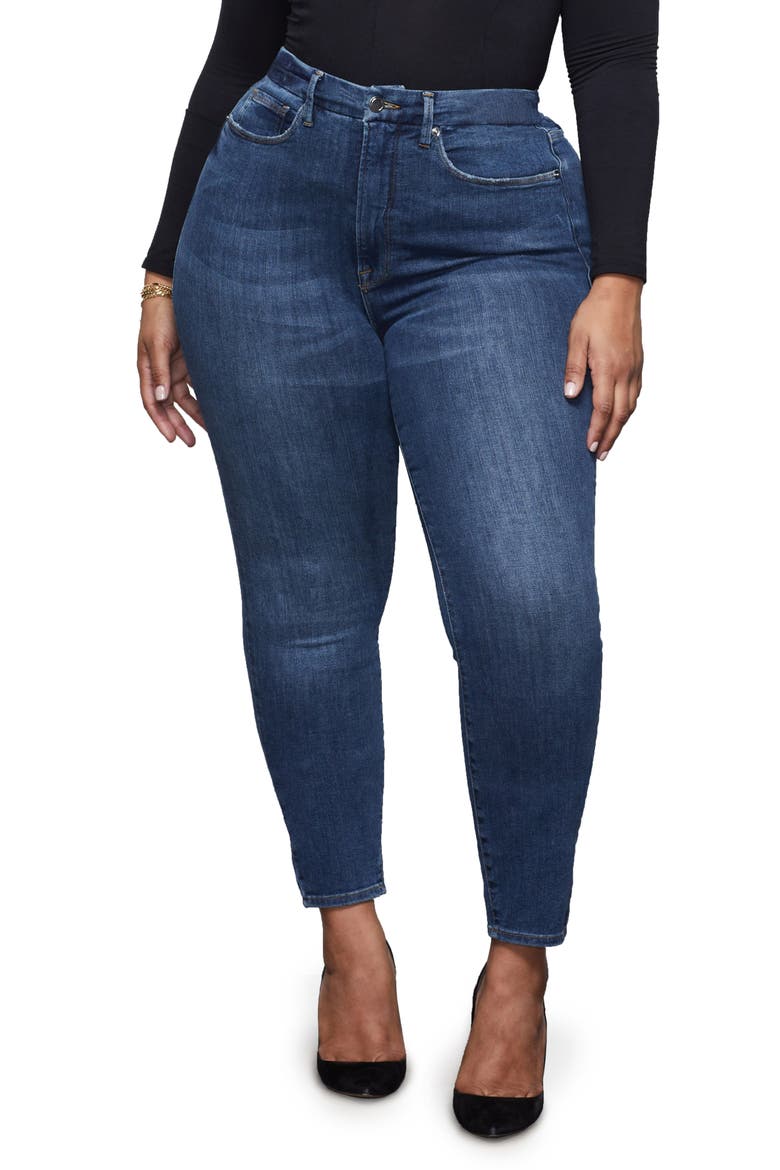 Good Legs High Waist Ankle Skinny Jeans, Alternate, color, BLUE 265