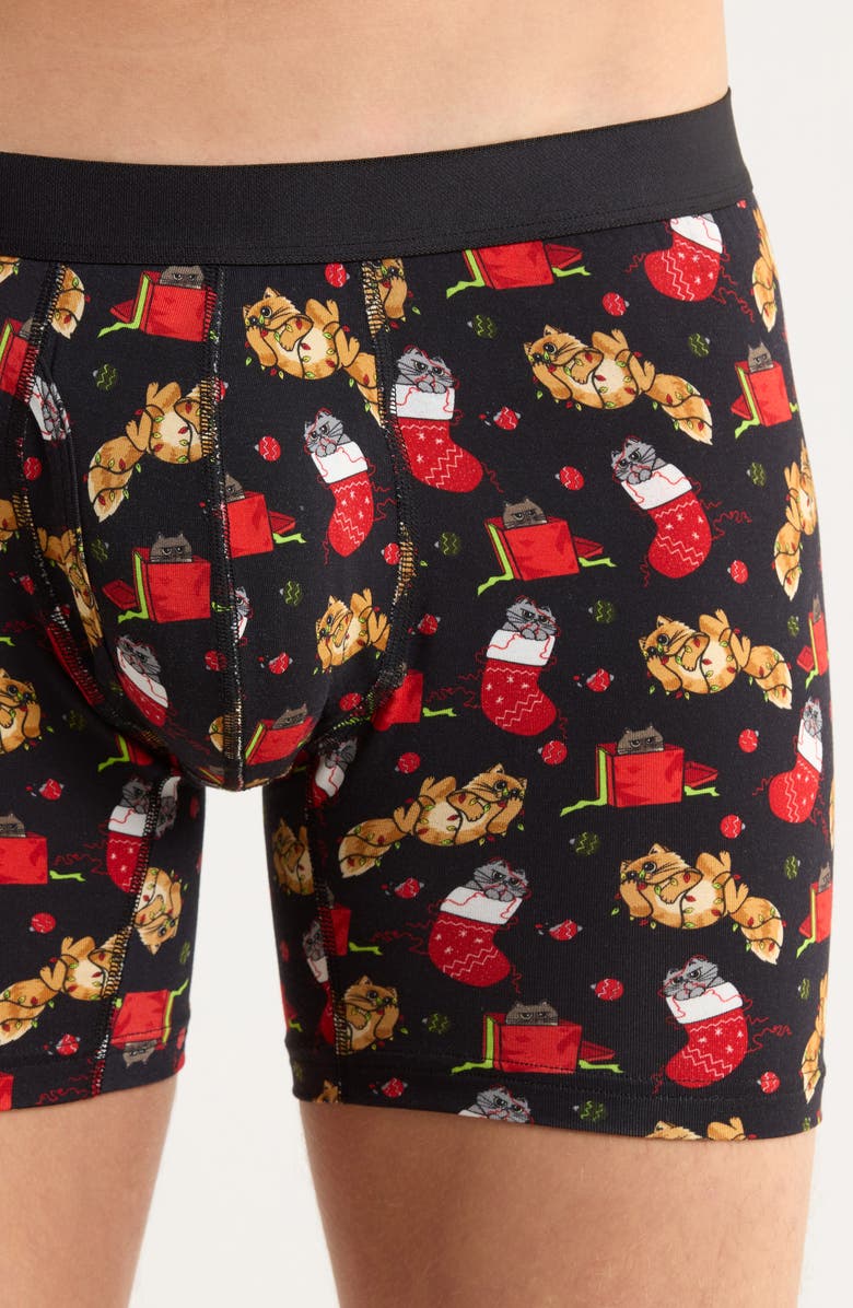 MeUndies Stretch Boxer Briefs, Alternate, color, Whisker Wonderland