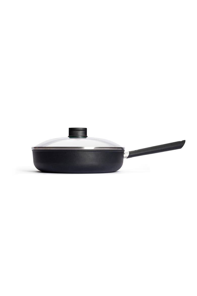 Ecolite Nonstick Saute Pan W/Glass Lid Set 11-Inch, 3.7 Quart, Alternate, color, Black