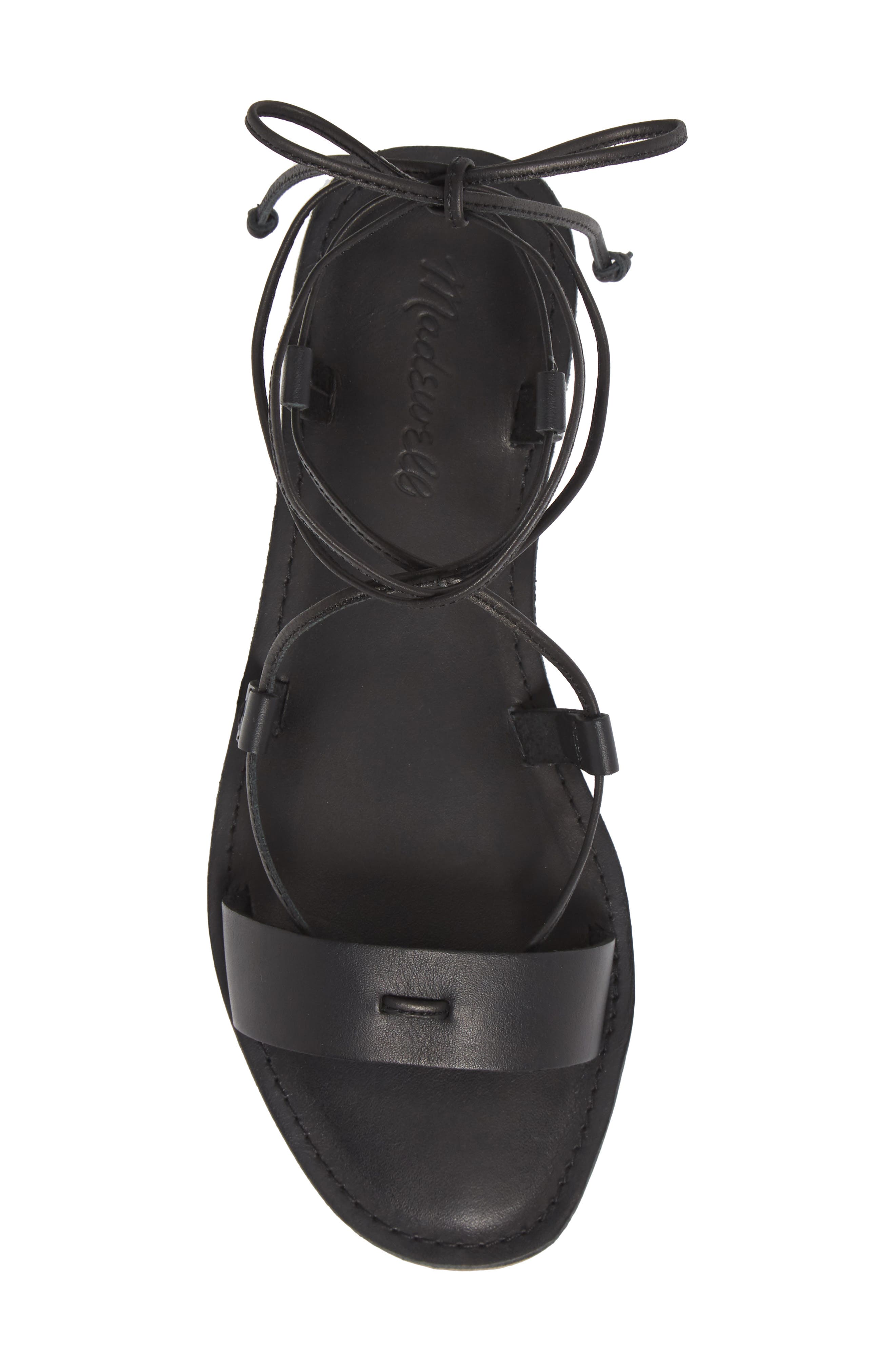 Madewell The Boardwalk Lace-Up Sandal, Alternate, color, 